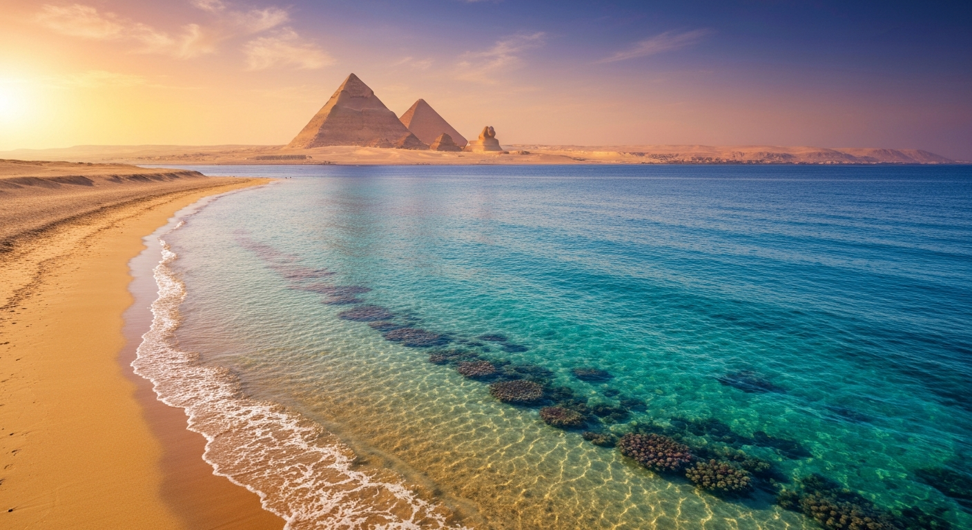 أفضل وجهات السياحة في مصر للمغاربة 2026: من الأهرامات إلى شواطئ البحر الأحمر